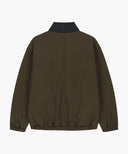 REVERSIBLE SAILING JACKET IN KHAKI BROWN