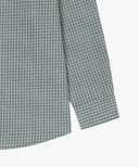 MICRO CLASSIC LOGO OVERSIZED CHECK SHIRT IN BLUE