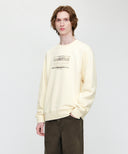 CLASSIC LOGO CHECK APPLIQUE SWEATSHIRT IN IVORY