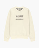 CLASSIC LOGO CHECK APPLIQUE SWEATSHIRT IN IVORY