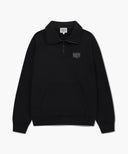 CLASSIC LOGO HALF ZIPUP SWEATSHIRT IN BLACK image 6