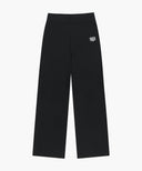 W CLASSIC LOGO KNIT PANTS IN BLACK image 6