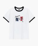 [MARITHE_DISNEY] MICKEY_FRENCH RINGER TEE IN WHITE image 6