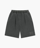 OUTLINE CLASSIC LOGO DYEING BERMUDA SWEAT SHORTS IN CHARCOAL GREY image 6