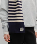 CLASSIC LOGO MUFFLER IN NAVY image 6