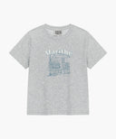 [REGEN] W FRENCH FRUIT SHOP GRAPHIC TEE IN HEATHER GREY image 6