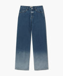 W GRADATION DENIM PANTS IN BLUE image 9