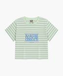 W CLASSIC LOGO CROP TEE IN LIGHT MINT image 6
