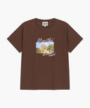 W AEROCOOL RESORT GRAPHIC TEE IN BROWN image 6