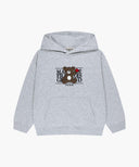 KIDS BEAR CLASSIC LOGO HOODIE IN HEATHER GREY image 6