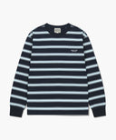 MULTI COLOR STRIPE LONG SLEEVE IN NAVY image 12