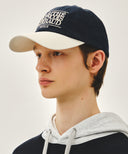 CLASSIC LOGO 6PANEL COLOR BLOCK CAP IN IVORY image 4