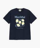 AEROCOOL LEMON GRAPHIC TEE IN NAVY image 6