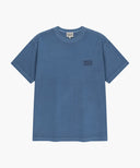 DRAWING LOGO DYEING TEE IN BLUE image 6