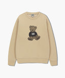 DOODLE BEAR SWEATSHIRT IN BEIGE image 6
