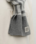 CLASSIC LOGO MUFFLER IN MELANGE GRAY image 6