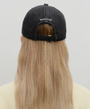 DOODLE BEAR CAP IN WASHED BLACK image 6