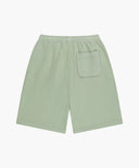 OUTLINE CLASSIC LOGO DYEING BERMUDA SWEAT SHORTS IN MINT image 6