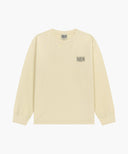 BACK CLASSIC LOGO LONG SLEEVE TEE IN BUTTER image 6