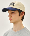 CLASSIC LOGO 6PANEL COLOR BLOCK CAP IN NAVY image 6