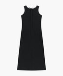 W SOFT SLEEVELESS LONG DRESS IN BLACK image 6