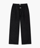 M WIDE RAW DENIM PANTS IN BLACK image 6