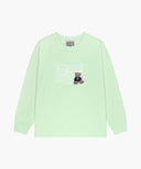 KIDS DOODLE CLASSIC LOGO LONG SLEEVE TEE IN MINT image 6
