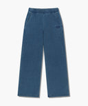 W EMBROIDERY CLASSIC LOGO SWEAT PANTS IN BLUE