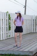 BUBBLY GRAPHIC PRINTING TOP IN LILAC image 17