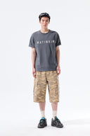 CAMOUFLAGE CARGO BERMUDA PANTS FOR MEN IN CAMEL image 10