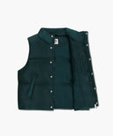CLASSIC LOGO DOWN VEST IN DARK TEAL image 7