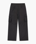 M WASHED CARGO PANTS IN CHARCOAL GREY image 7