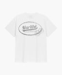 VINTAGE LOGO TYPO TEE IN WHITE image 7