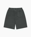 OUTLINE CLASSIC LOGO DYEING BERMUDA SWEAT SHORTS IN CHARCOAL GREY image 7