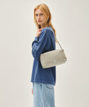 CLASSIC LOGO NYLON BOX BAG IN BEIGE image 7