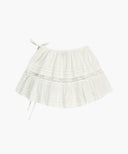 W LAYERED RUFFLE SKIRT IN WHITE image 7