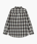 CLASSIC LOGO OMBRE CHECK SHIRT IN BROWN