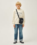 KIDS FLAP POCKET CROSS BAG IN BLACK image 7