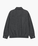 DENIM HARRINGTON JACKET IN GRAY image 13