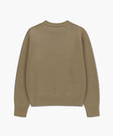 DOODLE BEAR KNIT PULLOVER IN BEIGE image 7