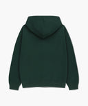 CREST CRACK LOGO OVERSIZED HOODIE IN DARK GREEN image 7