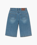 W LONG BERMUDA DENIM PANTS IN LIGHT BLUE image 13