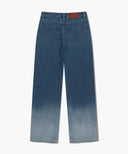 W GRADATION DENIM PANTS IN BLUE image 10
