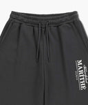 REGULAR LOGO SWEAT PANTS IN CHARCOAL GREY