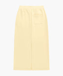 W CLASSIC LOGO SWEAT LONG SKIRT IN BUTTER image 7