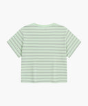 W CLASSIC LOGO CROP TEE IN LIGHT MINT image 7