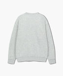 WINERY APPLIQUE LOGO OVER FIT SWEATSHIRT IN LIGHT HEATHER GREY image 7
