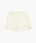 W REGULAR LOGO SWEAT SHORTS IN IVORY image 7