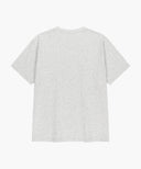 MARINE DRAWING DOODLE GRAPHIC TEE IN LIGHT HEATHER GREY image 7