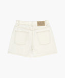 W DENIM SHORTS IN ECRU image 10